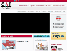 Tablet Screenshot of cattheatre.com